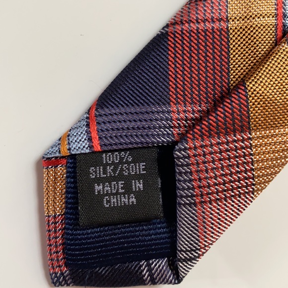 Michael Kors Multi Pop Plaid Tie - Picture 5 of 6